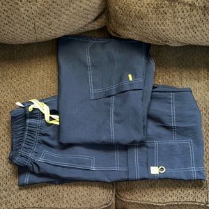 Wonderwink Navy Blue Scrub Set